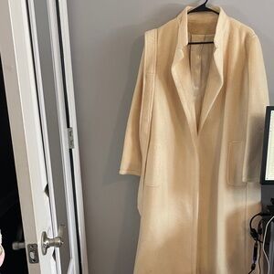 Elegant Cream Women's Coat